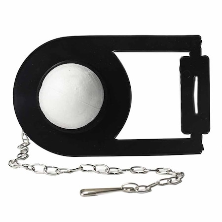 Thrifco Plumbing Crane Toilet Repair Flapper, Black 4401258